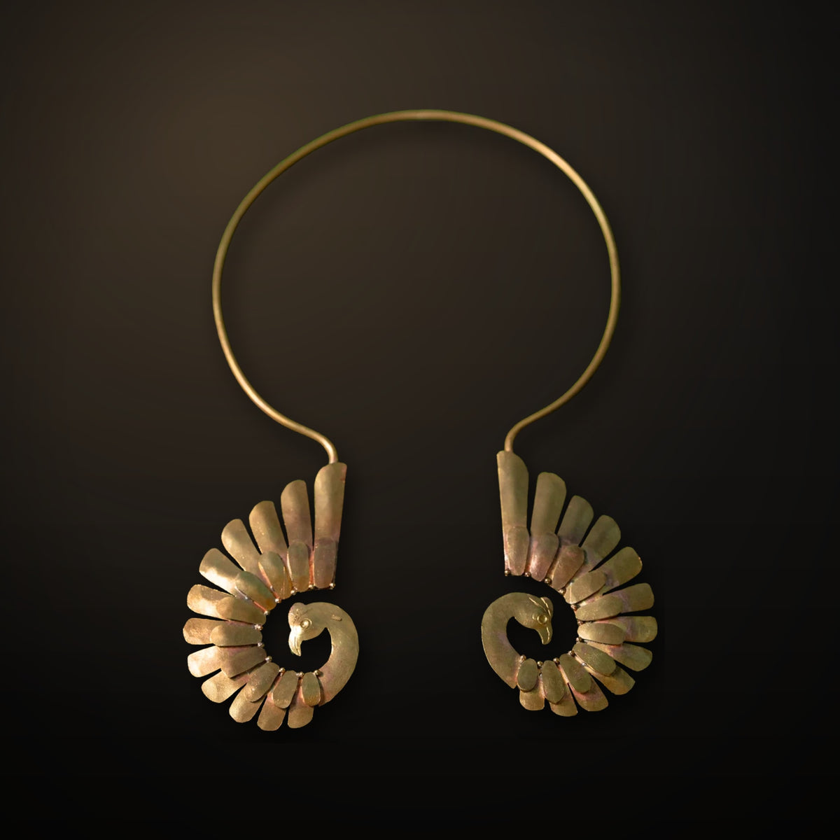 Peacock Neck Ring