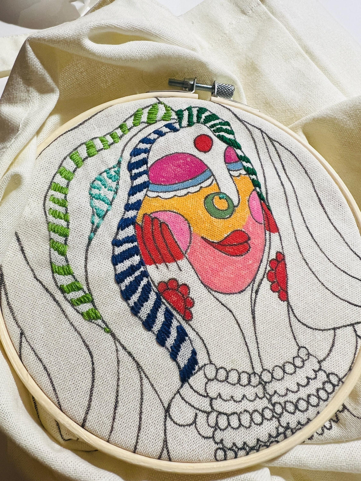 Nokshi Tote Bag Embroidery Kit | Sewing Kit