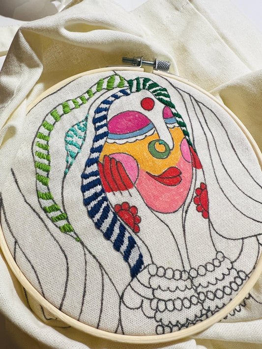 Nokshi Tote Bag Embroidery Kit | Sewing Kit