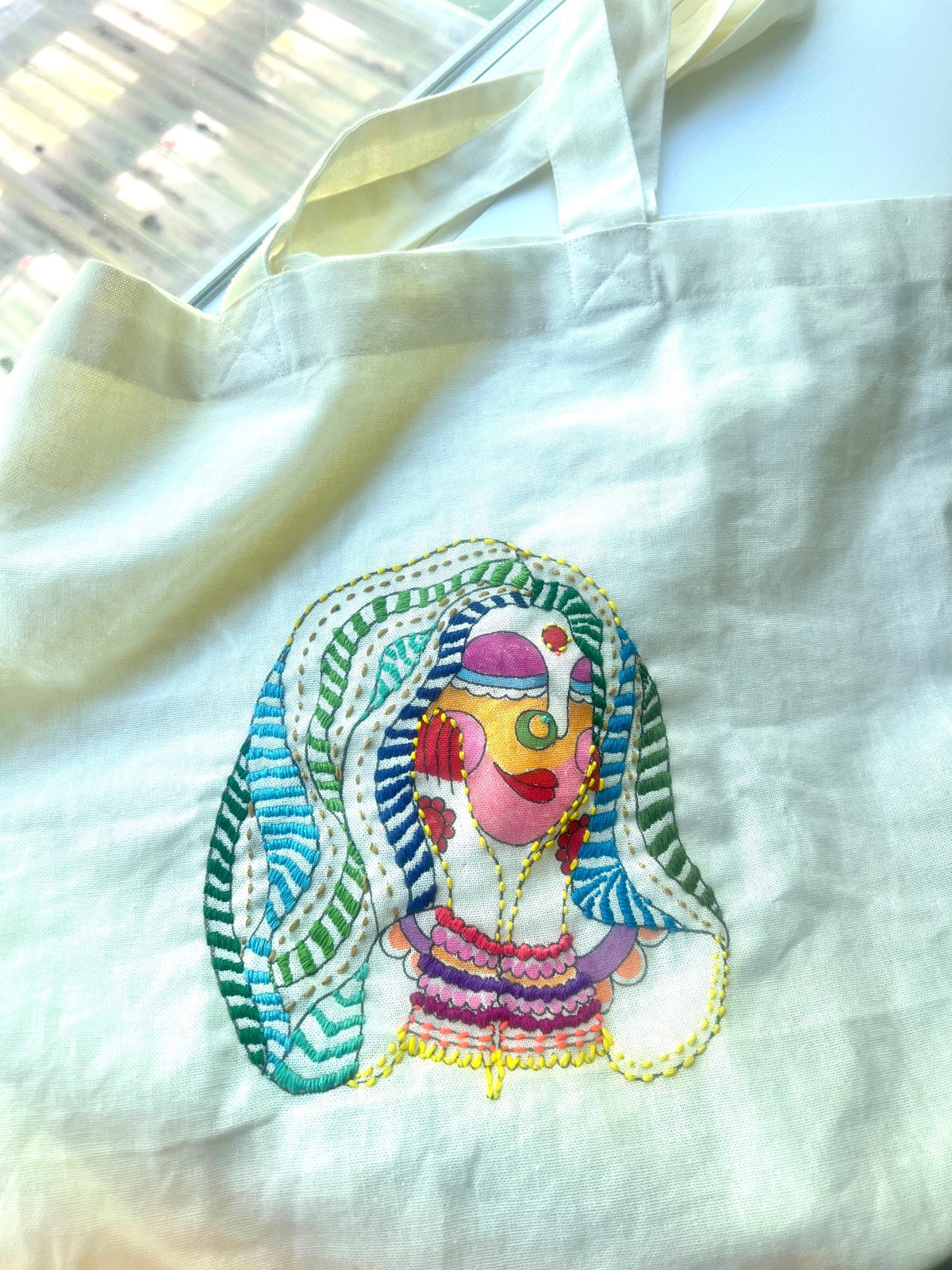 Nokshi Tote Bag Embroidery Kit | Sewing Kit